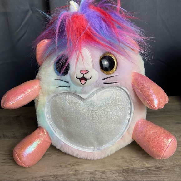 Zuru Rainbocorns Wild Heart Surprise Unicorn Rainbow Cat Plush Stuffed Toy Wings - Picture 1 of 10
